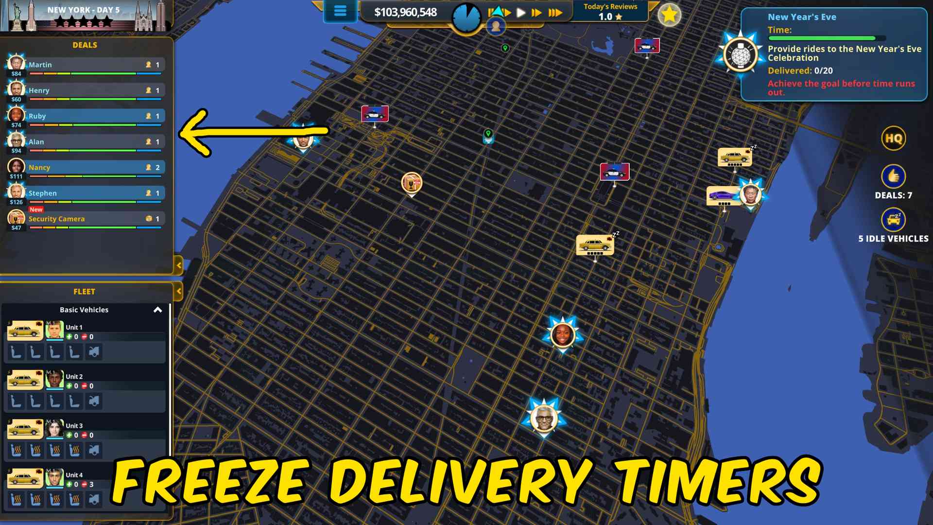 Delivery INC — Delivery Timer Control